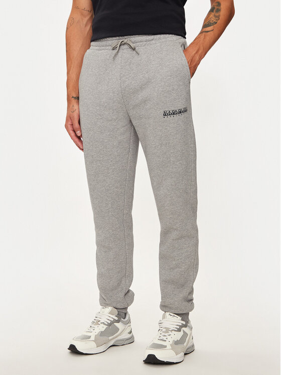 Napapijri Napapijri Долнище анцуг M-box Logo NP0A4I32 Сив Regular Fit
