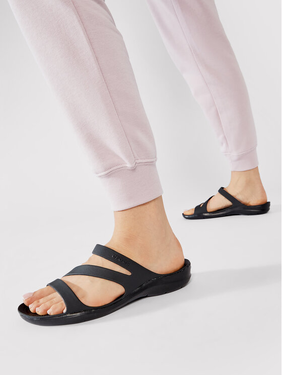 Crocs Crocs Iešļūcenes Swiftwater Sandal W 203998 Melns