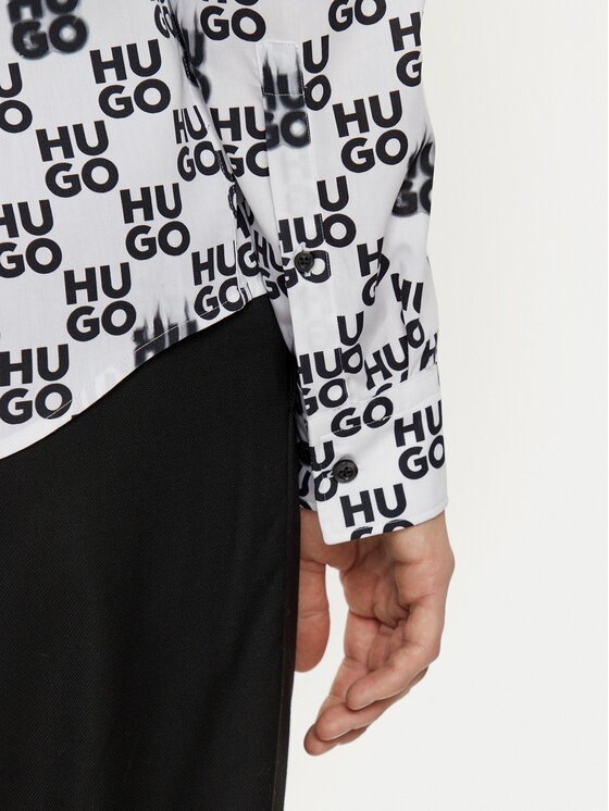 HUGO Hugo Cămașă Ermo 50534257 Alb Slim Fit