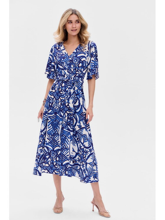 blue shadow blue shadow Sukienka Renee Niebieski Regular Fit