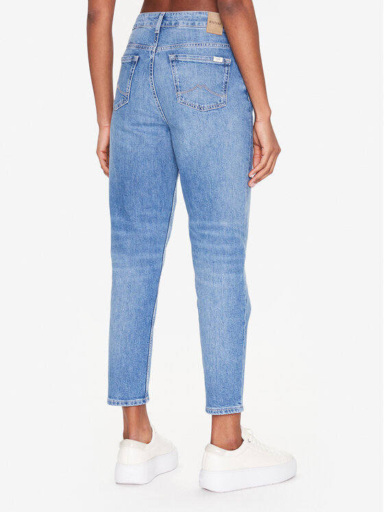 Mustang Mustang Farmer Charlotte 1013598 Kék Tapered Fit