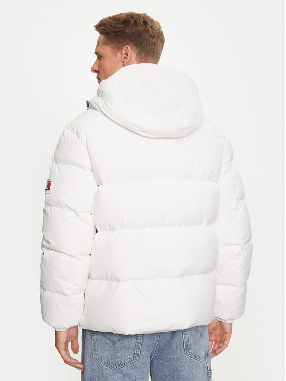 Tommy Jeans Tommy Jeans Μπουφάν πουπουλένιο Essential DM0DM19786 Λευκό Regular Fit