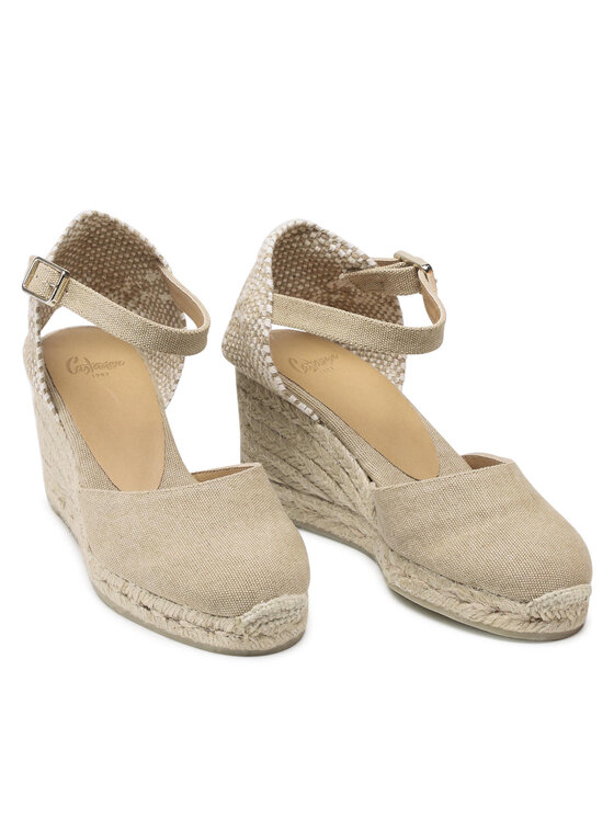 Castañer Castañer Espadryle Carol/6/002 021655-2017 Beżowy