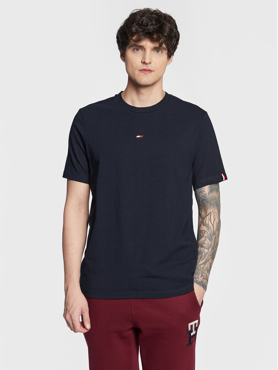 Tommy Hilfiger ESSENTIALS SMALL LOGO S/S TEE - Tricou bărbați  (MW0MW27934-BDS)