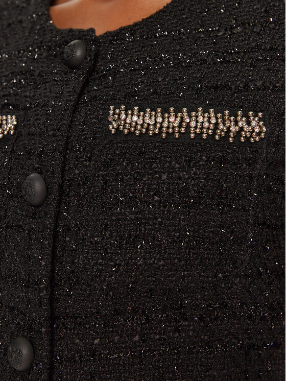Rinascimento Rinascimento Kardigan CFC0019573002 Czarny Regular Fit