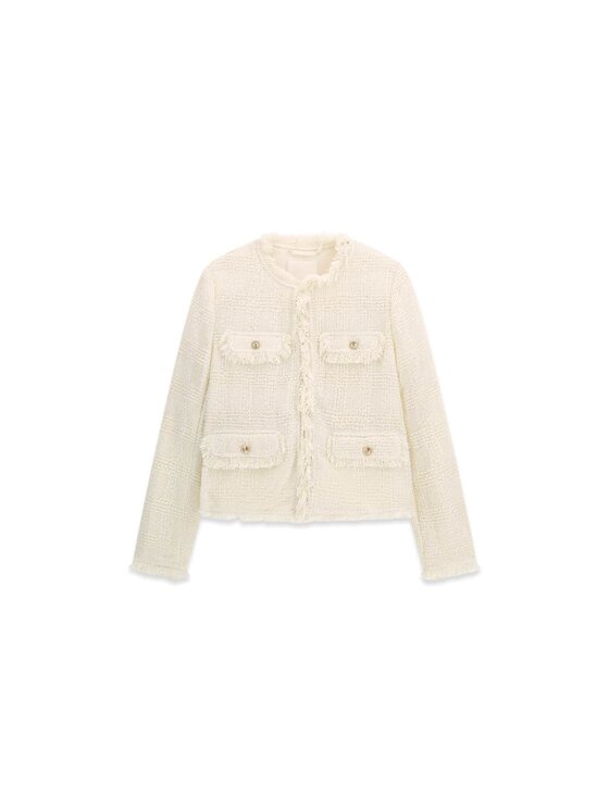 Guess Guess Bunda pro přechodné období 184246 Bílá Classic Fit