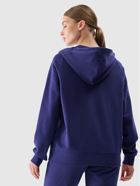 4F 4F Mikina 4FWMM00TSWSF1763-31S Tmavomodrá Regular Fit