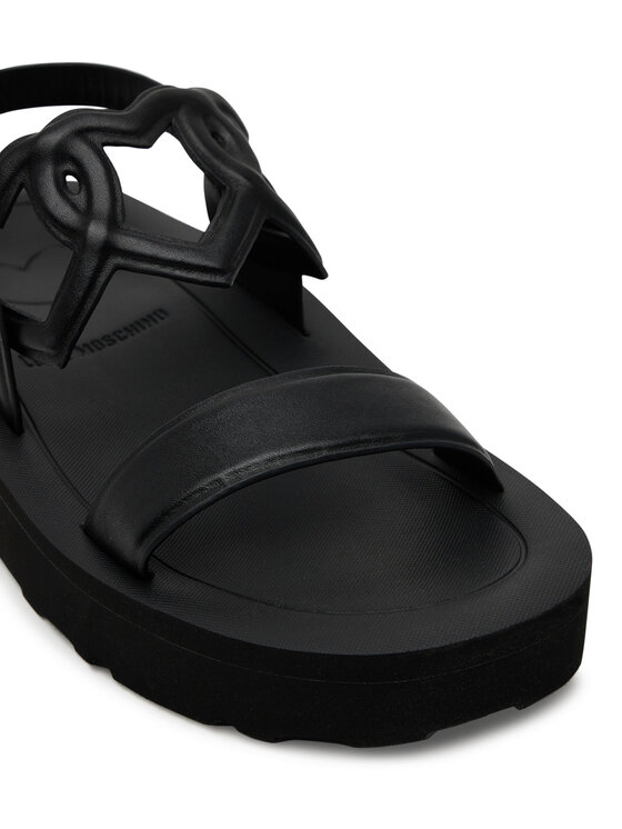 LOVE MOSCHINO LOVE MOSCHINO Sandali JA16054I1MIA0000 Črna
