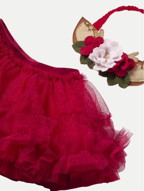 Mayoral Mayoral gonna di tulle 2803 Rosso Regular Fit