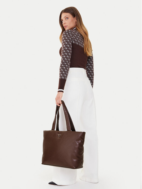 Guess Torebka Sunetra HWNG75 34230 Brązowy