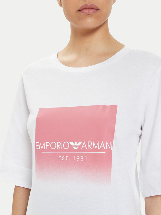 Emporio Armani Underwear Emporio Armani Underwear Vsakodnevna obleka 164687 4R255 00010 Bela Relaxed Fit