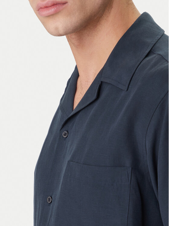 Guess Guess Πουκάμισο F6GH01 WN202 Σκούρο μπλε Regular Fit