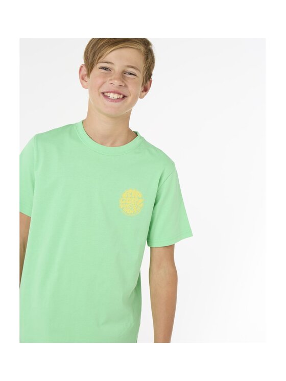 Rip Curl Rip Curl T-Shirt Wetsuit Icon Tee -Kids Zielony Standard Fit
