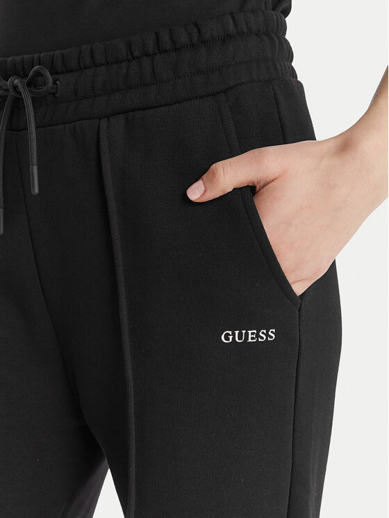 Guess Guess Sporta bikses V6RB17 K9V31 Melns Regular Fit