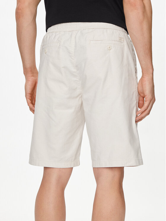 Guess Guess Medžiaginiai šortai Mick M4GD02 WFBXA Écru Regular Fit