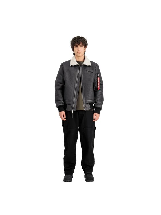 Alpha Industries Alpha Industries Kurtka bomber AI.268129 Czarny Regular Fit
