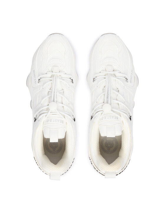 Plein Sport Plein Sport Sneakers Runner Beast X-01 FAFS USC1042 STE003N Weiß
