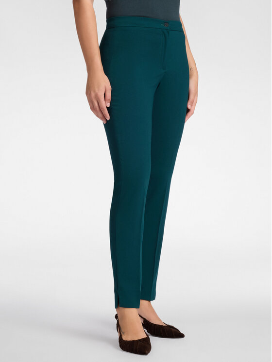 Elena Mirò Elena Mirò Pantaloni di tessuto P162P000358N035 Verde Regular Fit