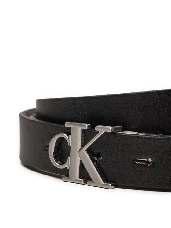 Calvin Klein Jeans Calvin Klein Jeans Dámsky opasok Mono Pl Rev Lthr Belt K60K612290 Čierna