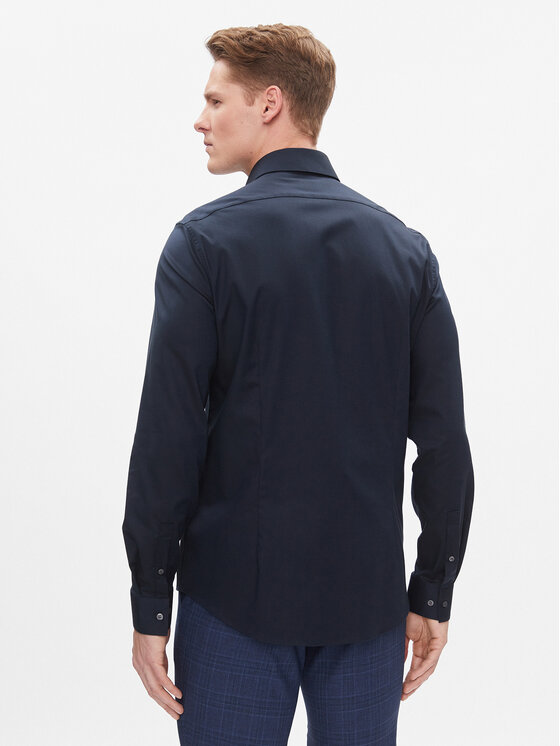 Calvin Klein Calvin Klein Košeľa K10K112301 Tmavomodrá Slim Fit