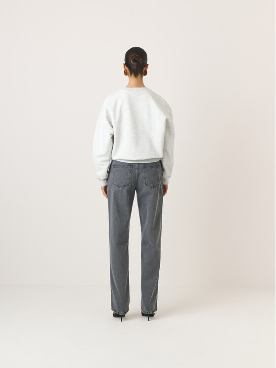 La Mania La Mania Felpa FIORA Grigio Classic Fit