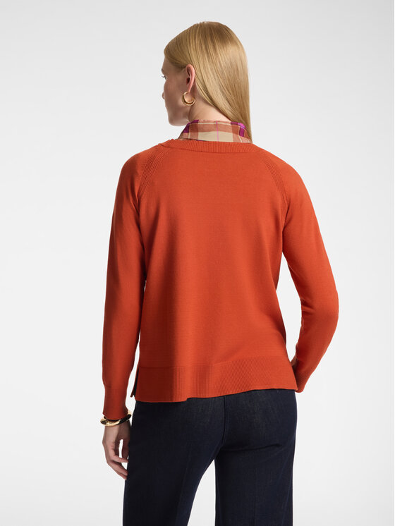 Elena Mirò Elena Mirò Maglione M022Z000782N017 Arancione Regular Fit