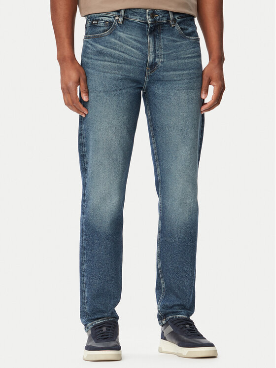 BOSS BOSS Traperice Ogden 50569039 Tamnoplava Straight Fit