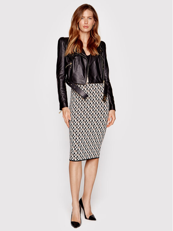 Gonna a matita GK-60Q-26E2-V260 Beige Slim Fit