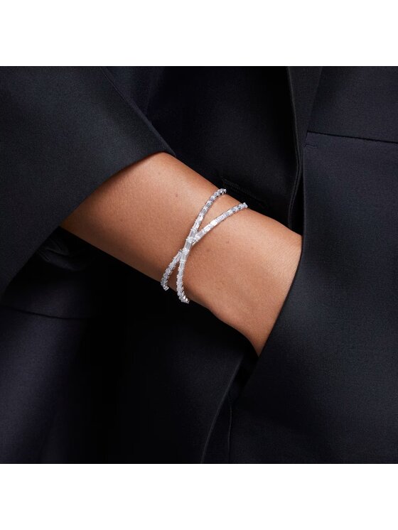 Swarovski Swarovski Bransoletka Hyperbola 5677626 Srebrny