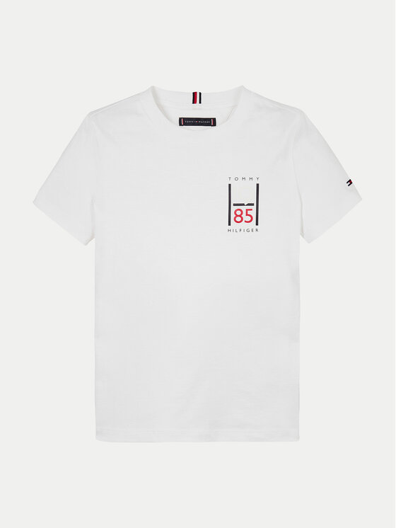 Tommy Hilfiger Tommy Hilfiger T-shirt KB0KB09536 D Bijela Regular Fit
