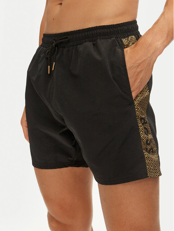 Badeshorts BOSS, Größe S Schwarz Ole 50484440