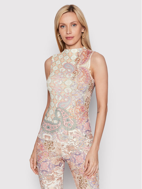 Top W2YP14 KB7I0 Multicolore Slim Fit