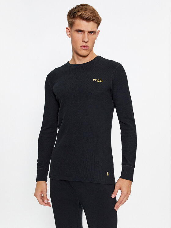 Polo Ralph Lauren Maglietta del pigiama 714899615004 Nero Slim Fit, taglia : XXL
