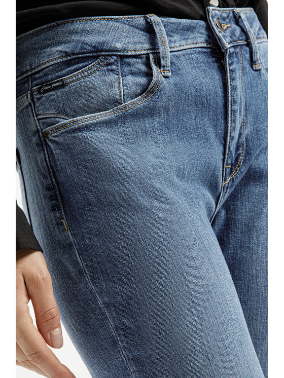 Cross Jeans Cross Jeans Jeansy N 492-006 Niebieski Straight Leg
