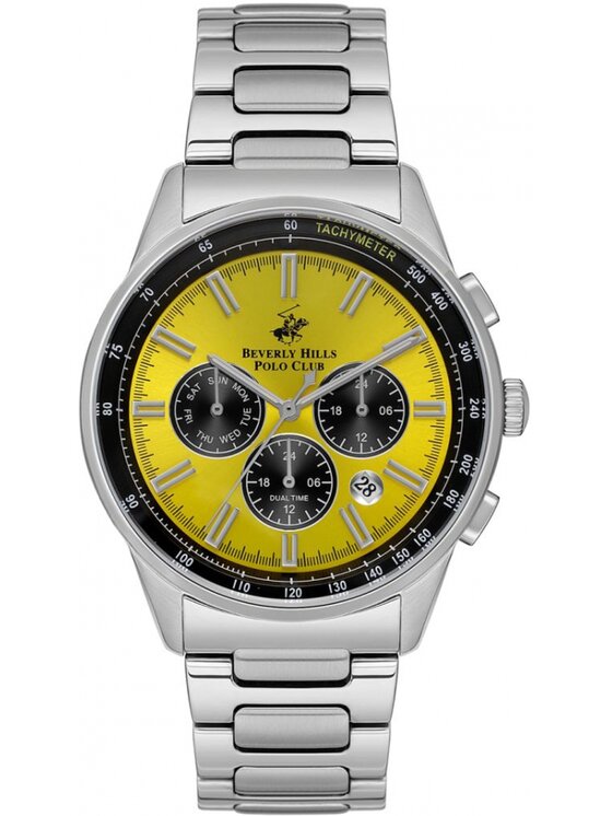 Beverly Hills Polo Club Beverly Hills Polo Club Zegarek BP3551X.370 Srebrny