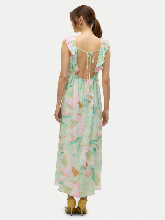 Vero Moda Vero Moda Sukienka letnia Josie 10324125 Zielony Regular Fit