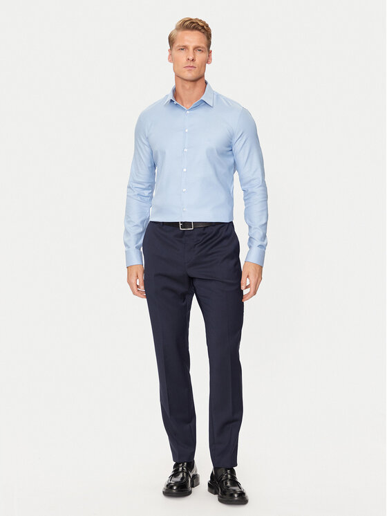 Calvin Klein Calvin Klein Särk K10K113528 Sinine Slim Fit
