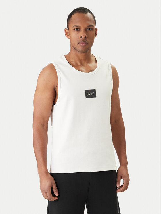 HUGO HUGO Tank-Top Darrio 50557629 Écru Regular Fit
