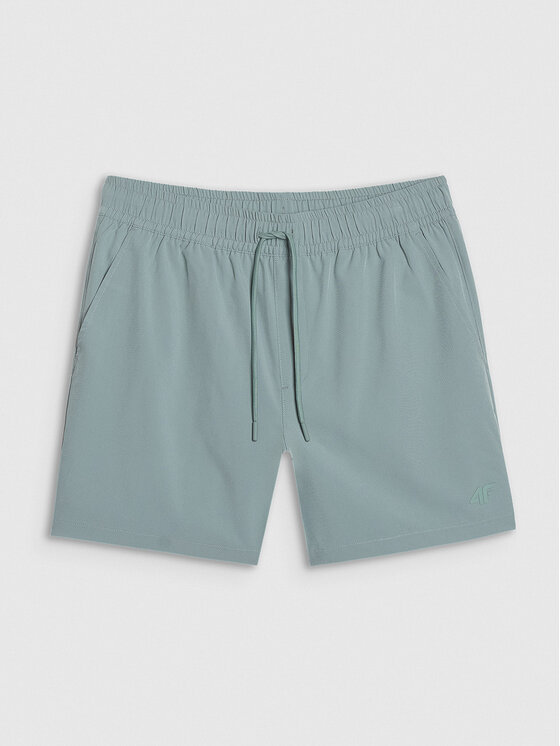 4F 4F Plážové šortky 4FWSS25UBDSM134-43S Zelená Regular Fit