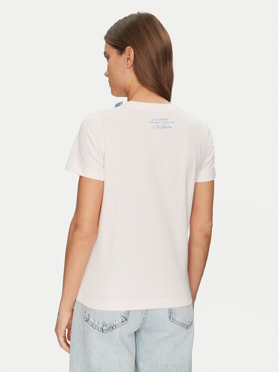Guess Guess Тишърт W5GI03I3Z14 Розов Regular Fit