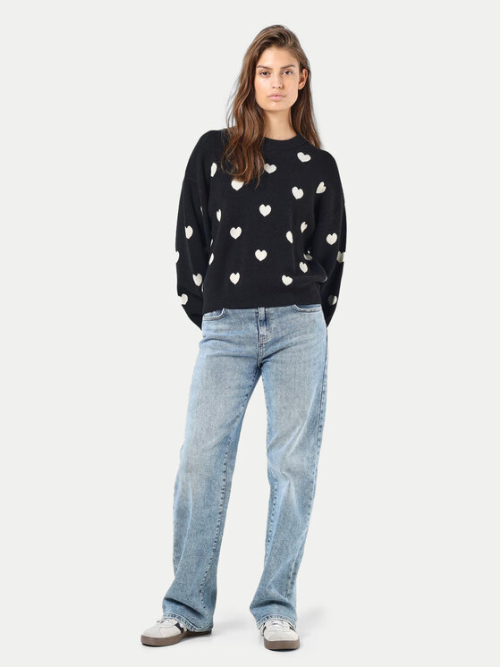 Noisy May Noisy May Maglione Charlott 27028159 Nero Regular Fit