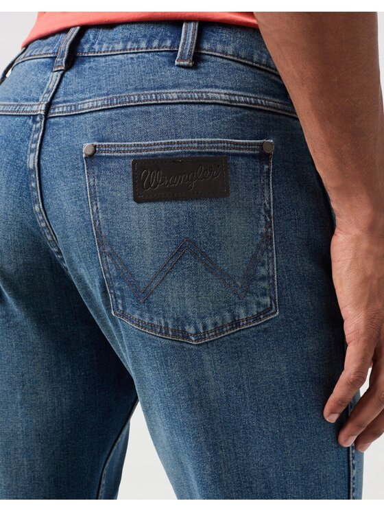 Wrangler Wrangler Jeansy Greensboro Niebieski Regular Fit