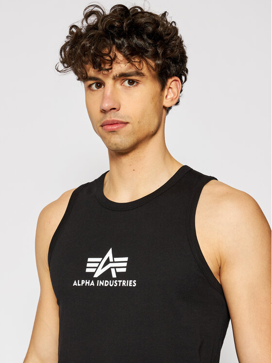 Alpha Industries Alpha Industries Tank top Basic 126566 Čierna Regular Fit
