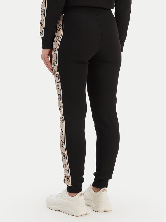 Guess Guess Sportinės kelnės Britney V2YB15 KB3P2 Juoda Regular Fit