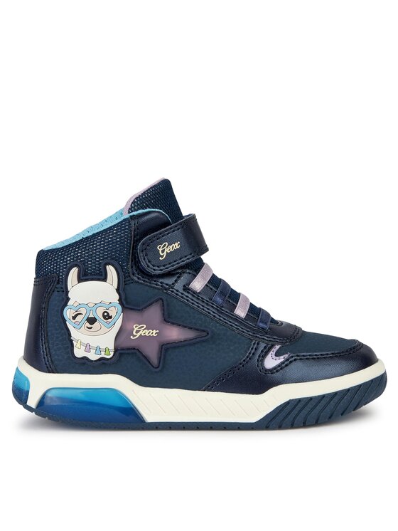 Sneakers Geox J Inek Girl J36ASC 0CENF C4215 S Bleumarin