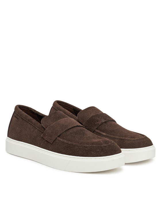 Calvin Klein Calvin Klein Μοκασίνια Moccasin Sue Unlined HM0HM01819 Καφέ