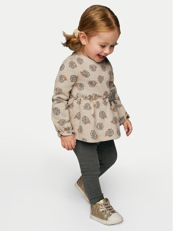 Mayoral Mayoral Set Bluse und Leggings 2713 Grau Regular Fit