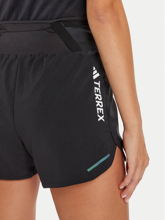adidas adidas Sportovní kraťasy Terrex Agravic Trail Running HT9392 Černá Regular Fit