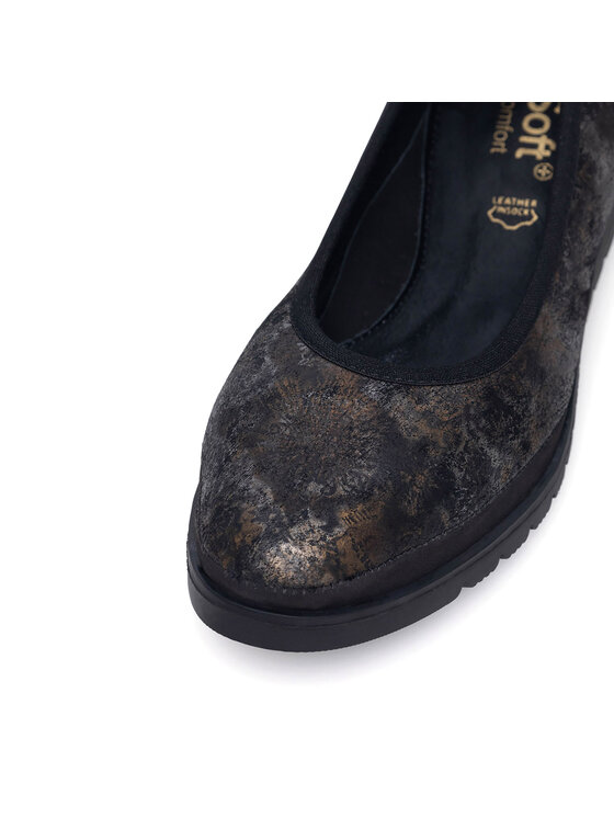 Go Soft Go Soft Ballerinas EST-TOMI-02 Schwarz