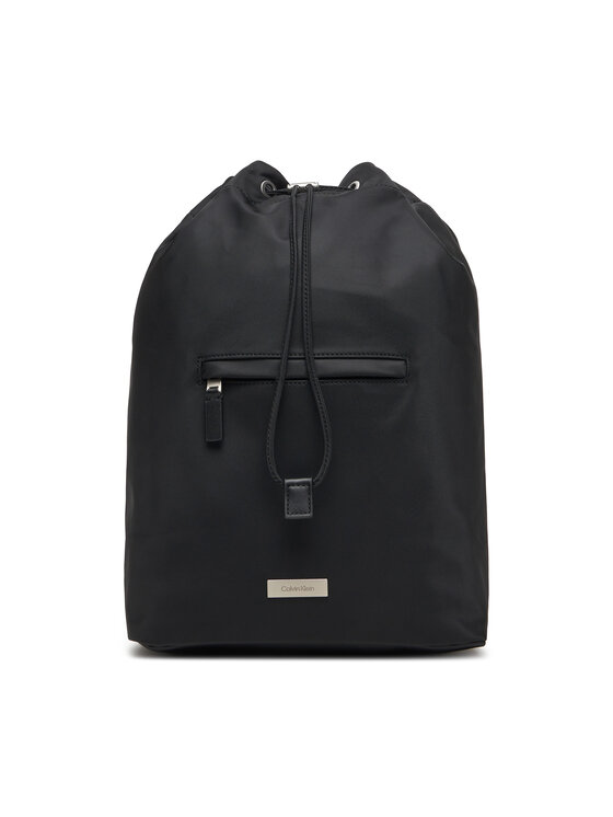 Calvin Klein Calvin Klein Hátizsák Sleek Drawstring Sling LV04D3145G Fekete
